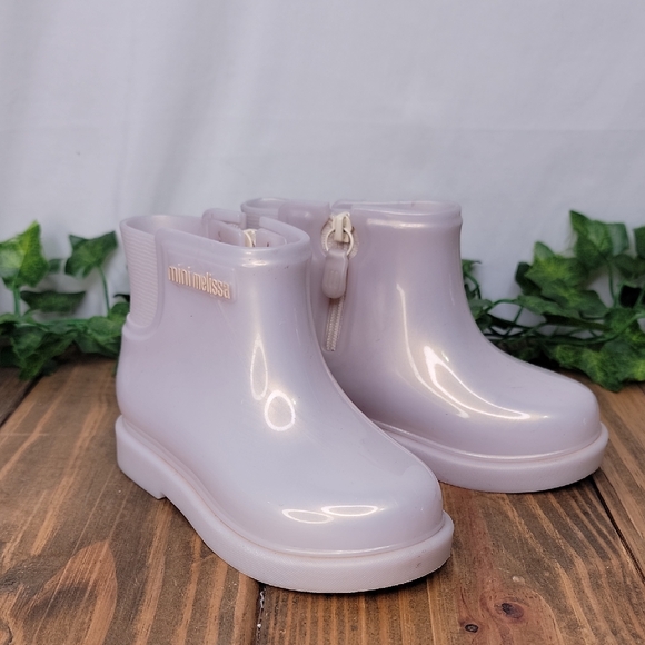 Mini Melissa Other - Mini Melissa. Opal Rain Boots. Size 9. Like New